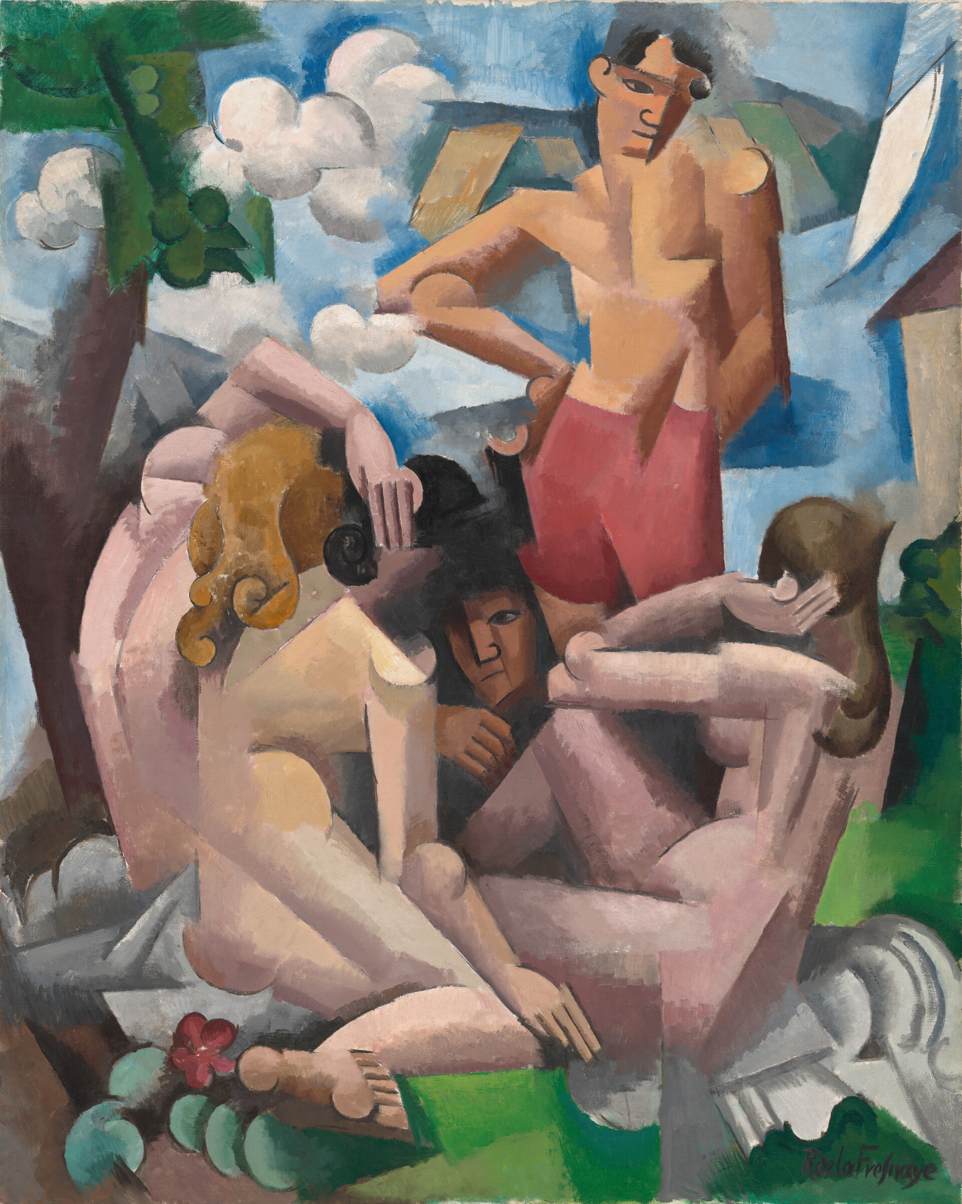 The Bathers, Roger de La Fresnaye, 1912