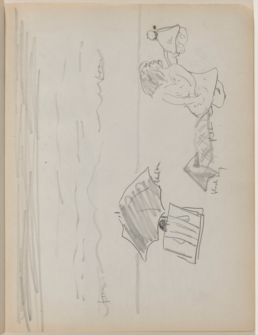 Figures at the Beach