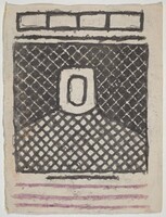 Untitled (Patterned Figure), James Castle, n.d.
