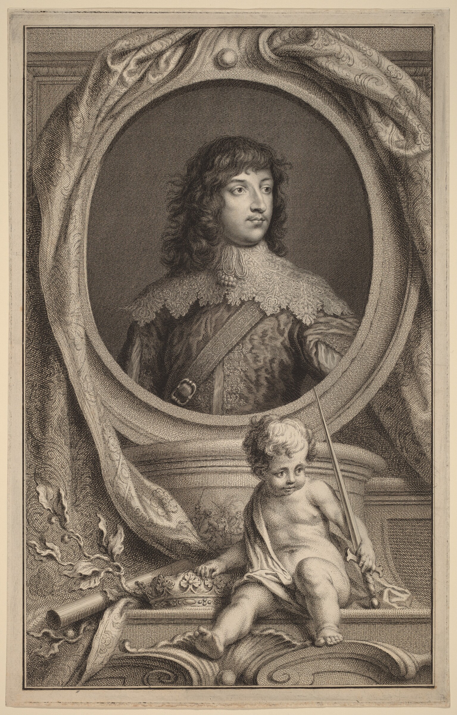 William Russell, 1st Duke of Bedford, Jacobus Houbraken after Sir Anthony van Dyck