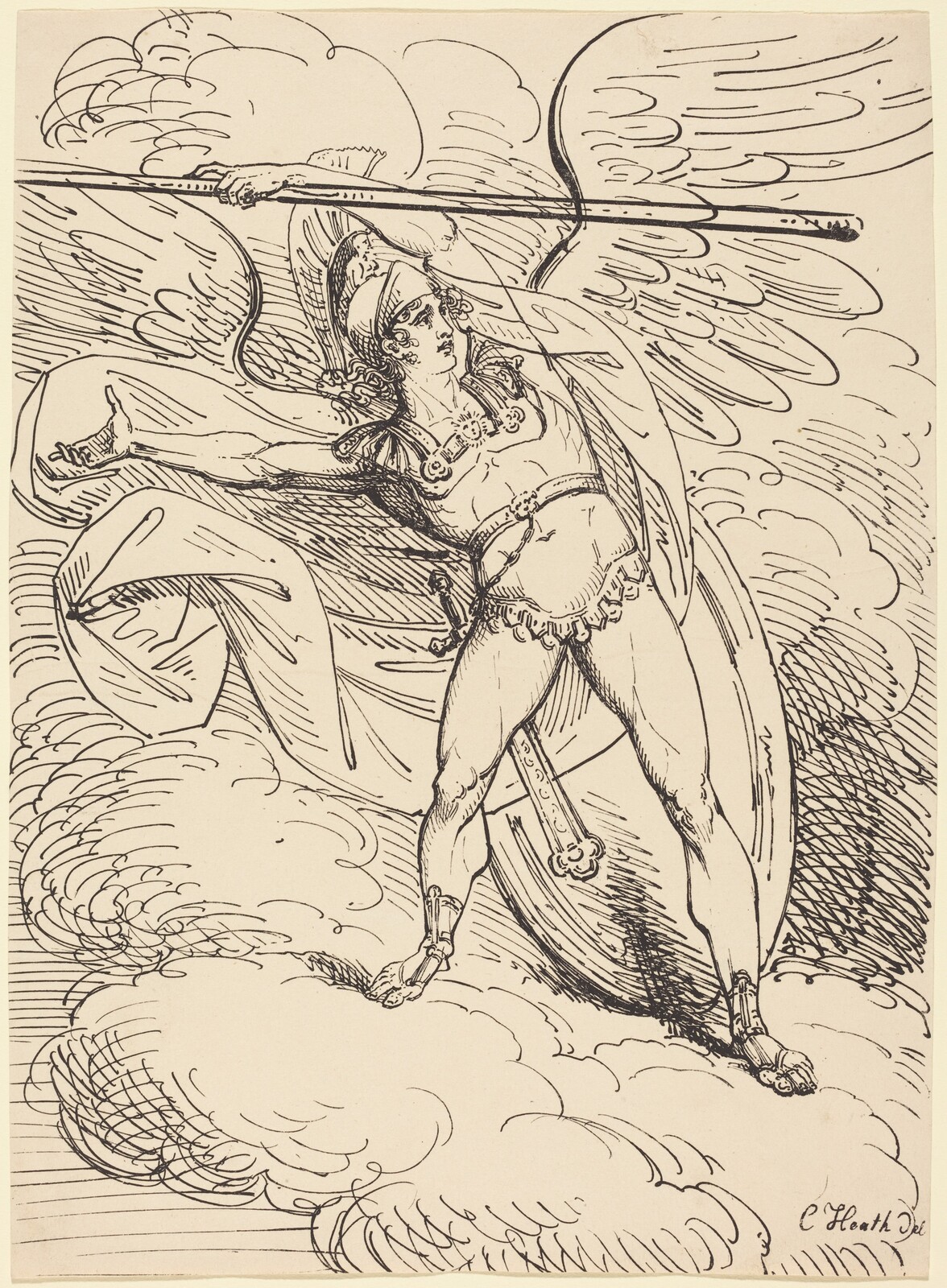 Apollo as a Warrior, Charles Heath, 1804