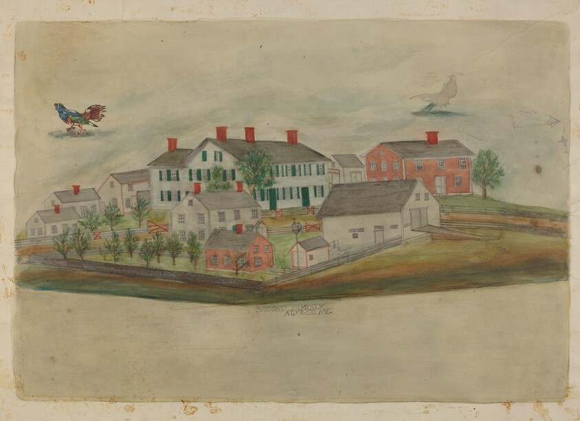 Second Family House, Alfred, ME.