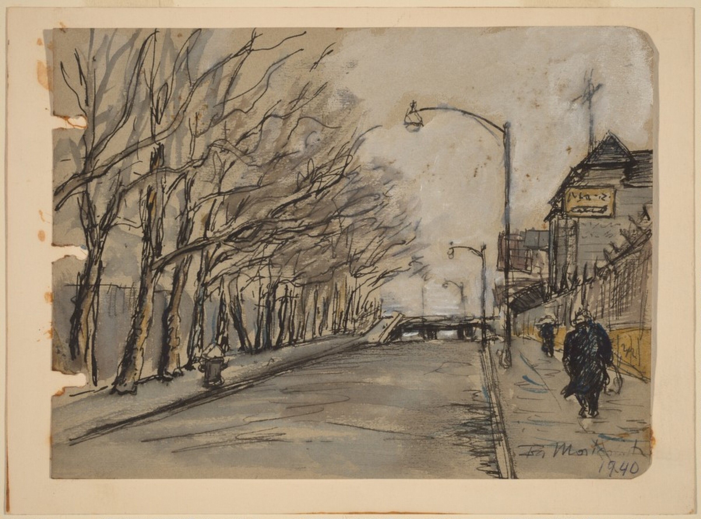 Near Sheepshead Bay, Brooklyn, Ira Moskowitz, 1940
