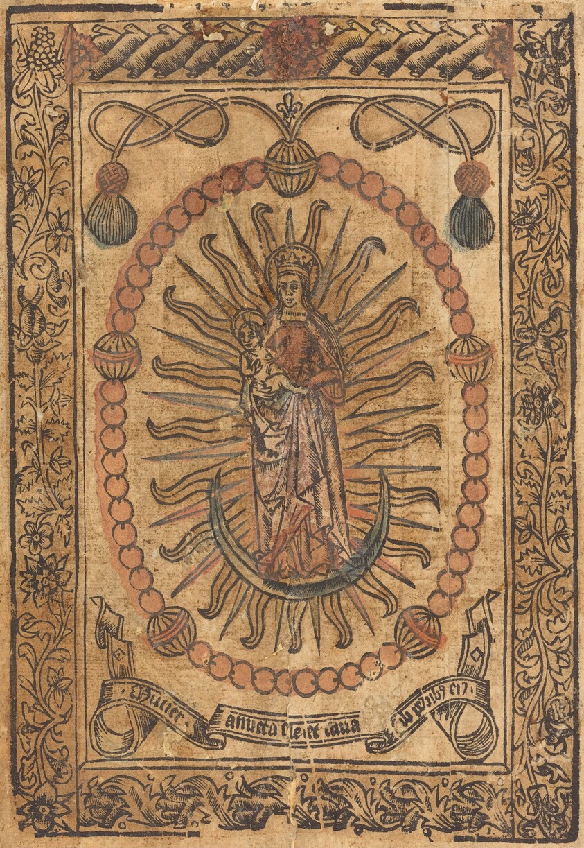 The Madonna and Child in a Rosary