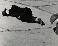 Scene along "Skid Row," Howard Street, San Francisco, California, Dorothea Lange, February 1937