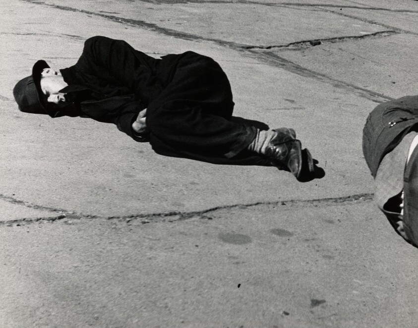Scene along "Skid Row," Howard Street, San Francisco, California