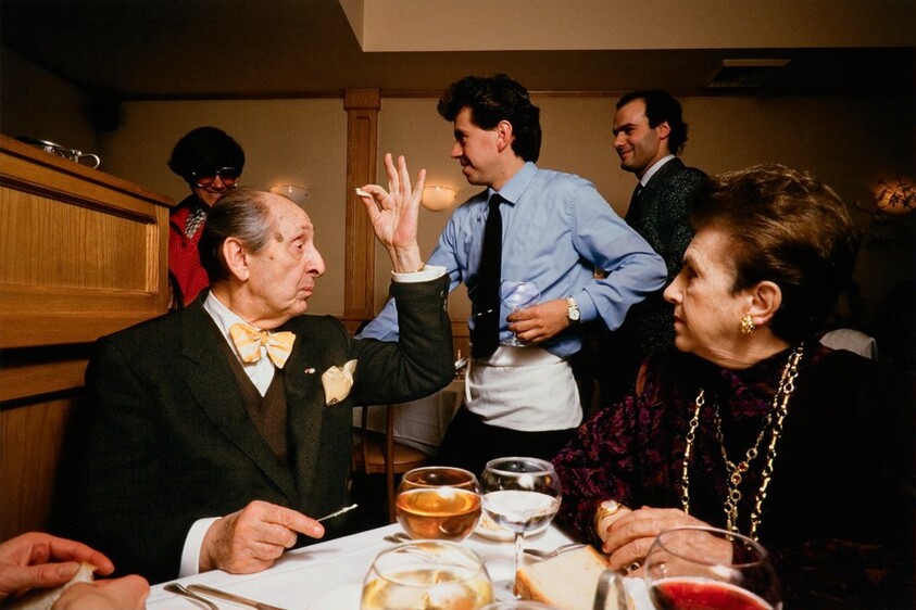 Maestro Vladimir Horowitz and Wife Wanda Horowitz Have Dinner at Sistina Prior to His Return to Moscow, New York City, New York