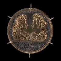 Emperor Joseph I and Princess Wilhelmina Amalia [obverse], Philipp Heinrich Müller, 1699