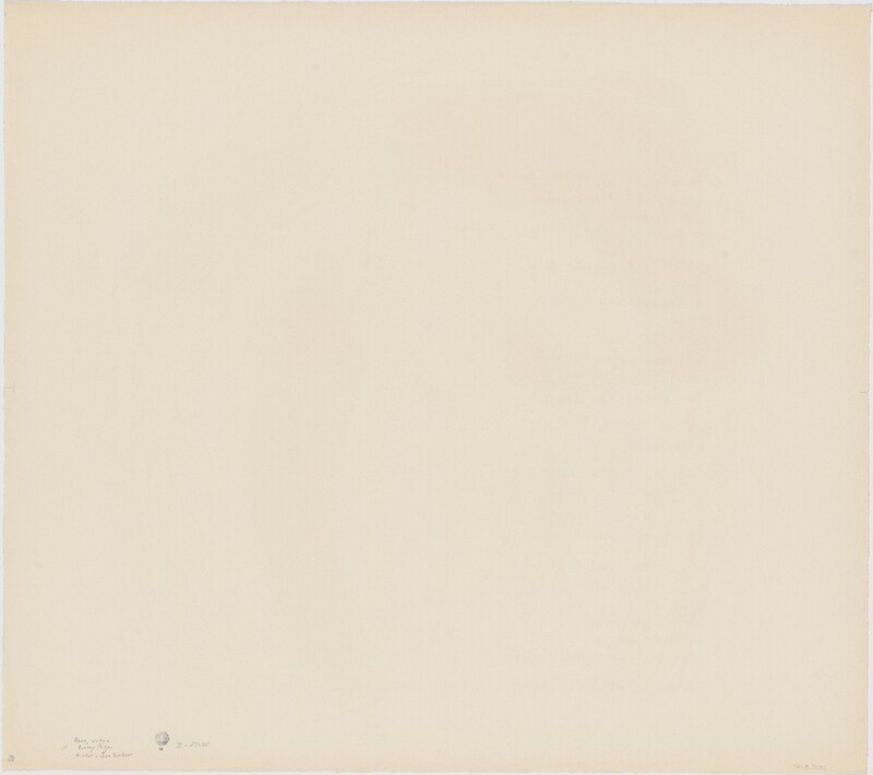 This is an image of a drawing of a poem written in stylized script. The text is arranged along the left side of the page in a loose flowing manner. The poem discusses themes like rising from confinement, life, healing, stone walls, flesh, and the heart. The paper background has negative space around the script, highlighting the words. In the bottom right corner, there is a signed name and date.
