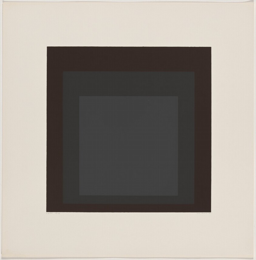 Late from Homage to the Square: Soft Edge—Hard Edge