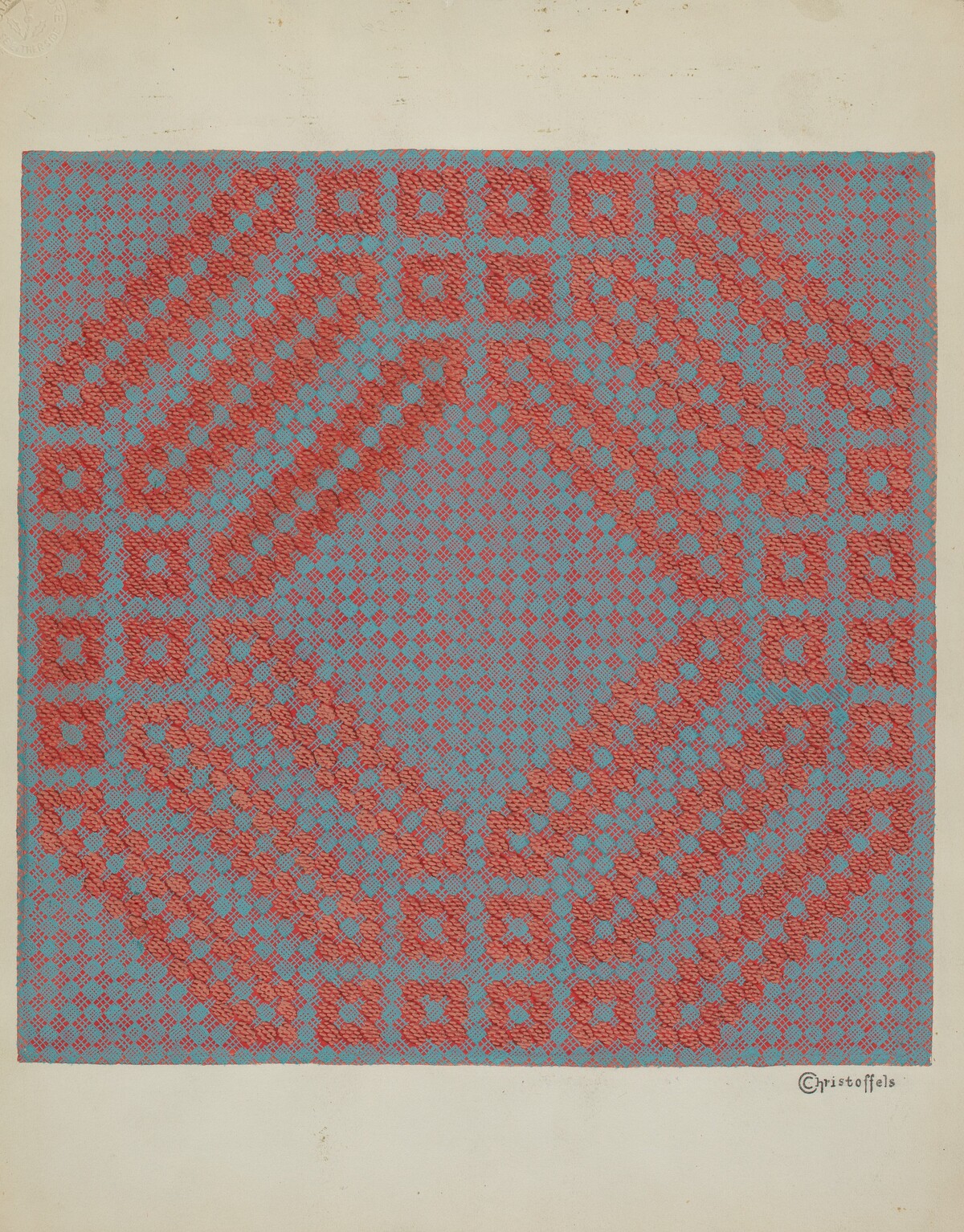 Coverlet - Section of Reverse Side