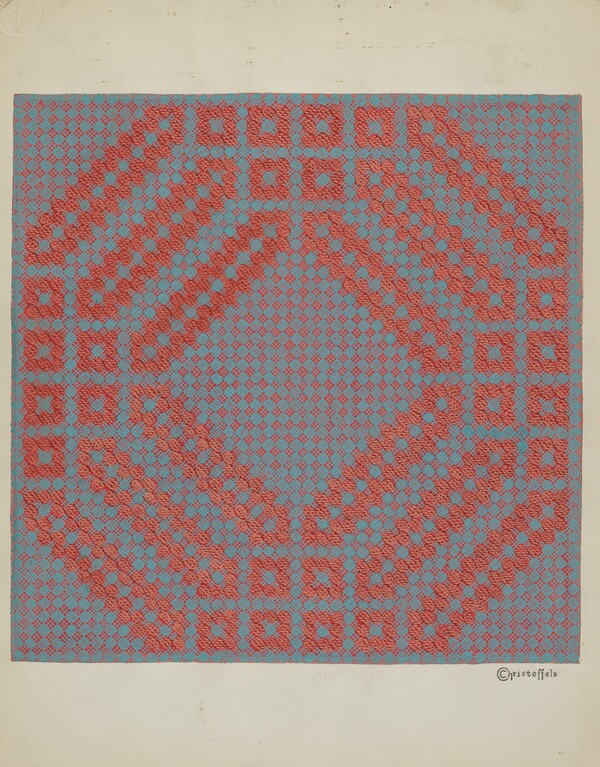 Coverlet - Section of Reverse Side
