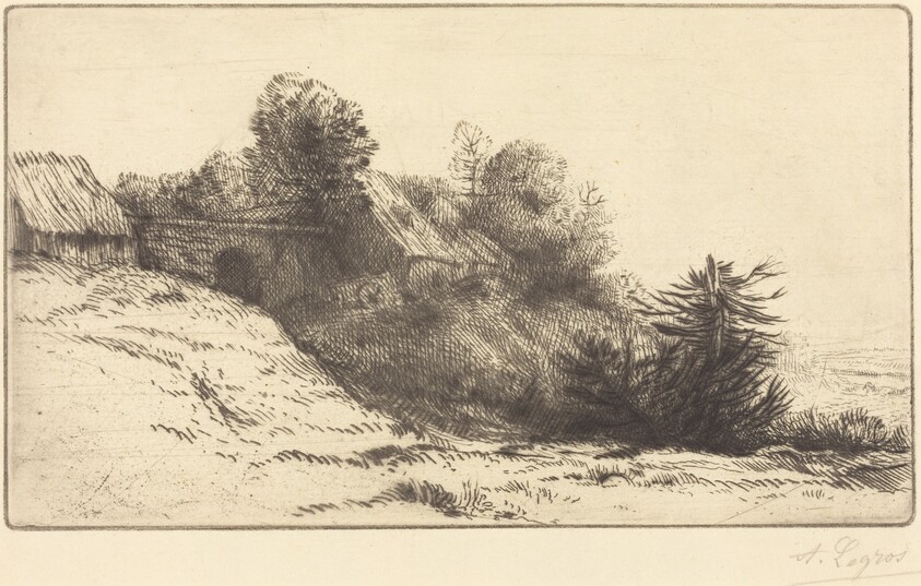 View of a Farm, 2nd plate (La ferme du Bienheureux)