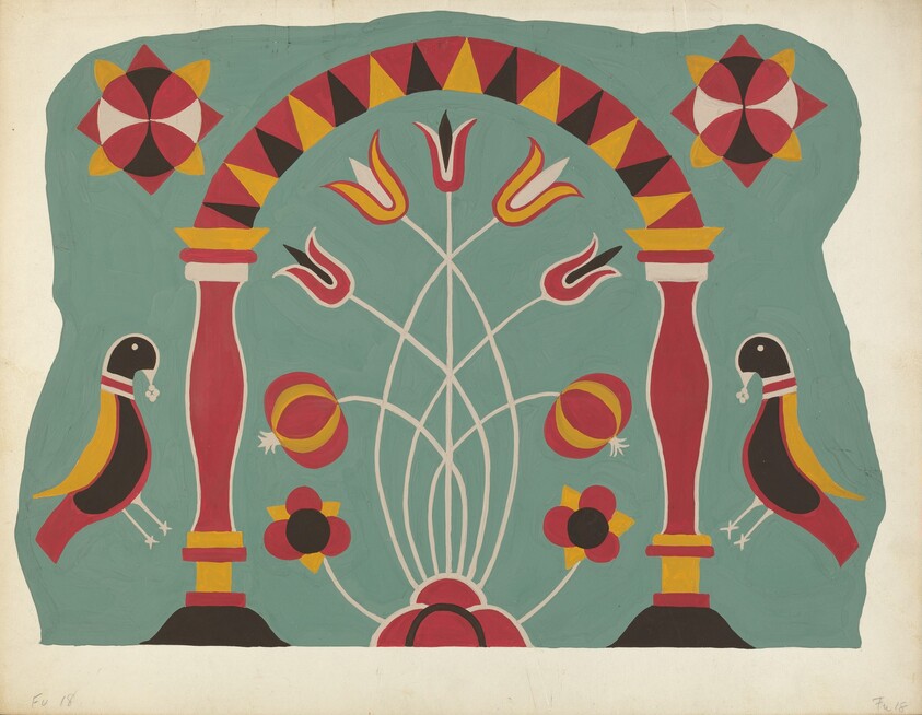 Study for Proposed Portfolio "Decorated Chests of Rural Pennsylvania"