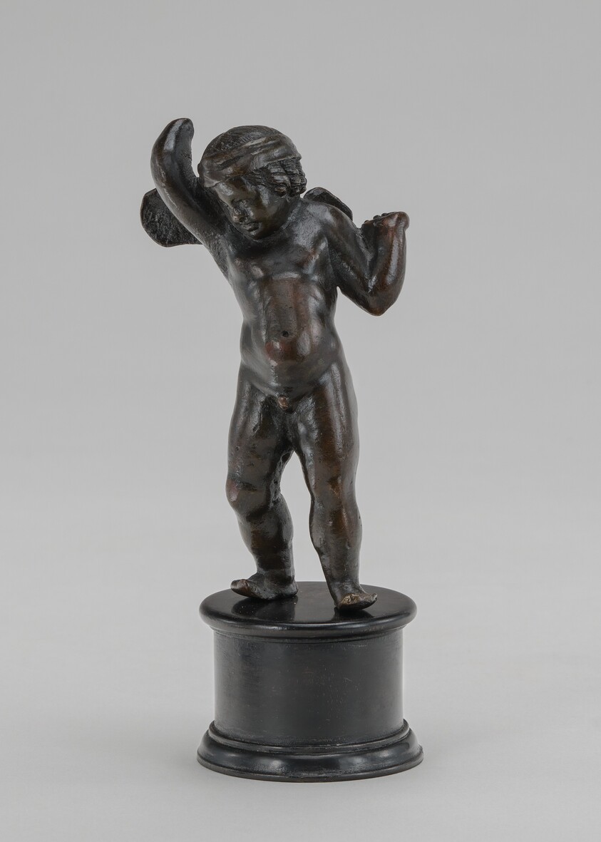 Winged Boy with Hands Raised