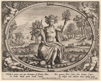 Terra (Earth), Adriaen Collaert, after 1587