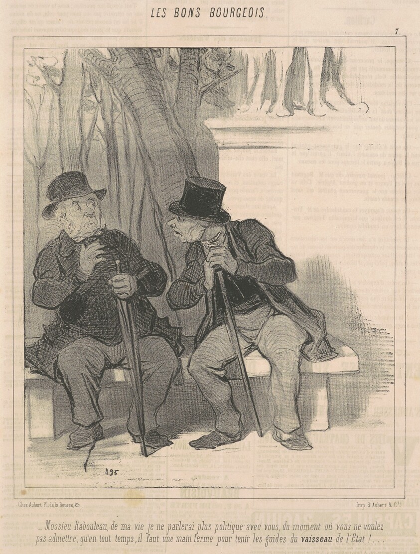 Mossieu Rabourdeau ...  je ne parlerai plus politique avec vous ..