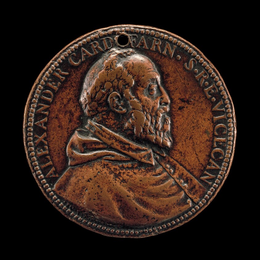 Cardinal Alessandro Farnese, 1520-1589 [obverse]