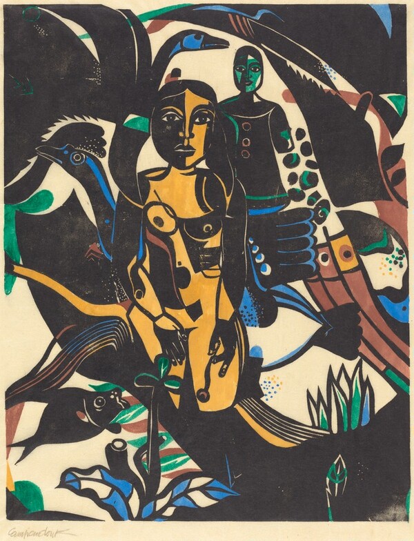 The Occurence (Girl with Fish and Birds)