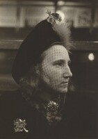 Subway Portrait, Walker Evans, 1938-1941