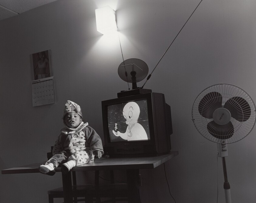 Kelly Flores on Halloween at a HELP USA site, Bronx, New York