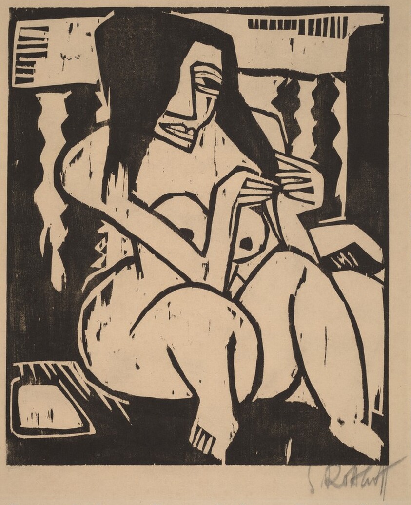 Woman with Loose Hair