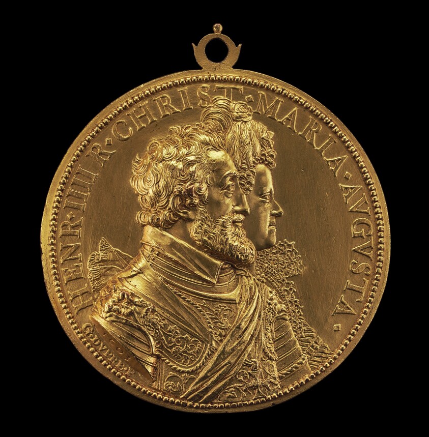 Henri IV, 1553-1610, King of France 1589, and Marie de' Medici, 1573-1642, His Wife 1600 [obverse]