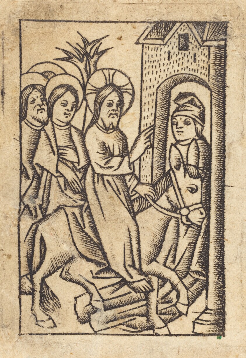 Christ's Entry into Jerusalem [left]