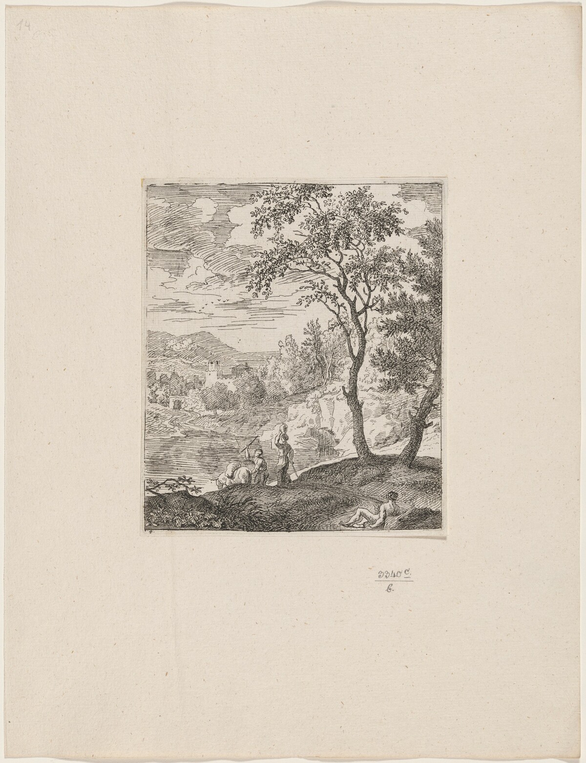 Woman with a Donkey Driver