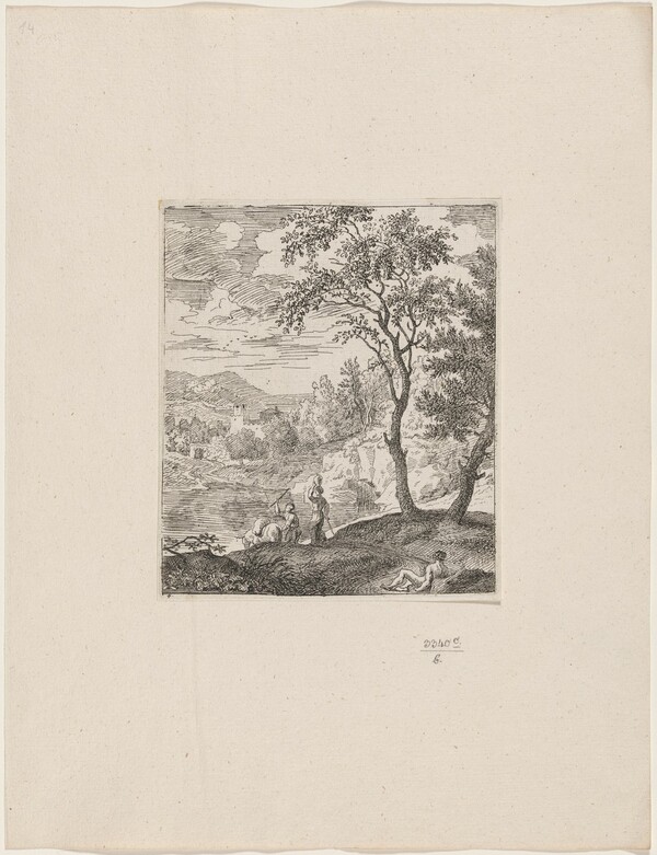 Woman with a Donkey Driver