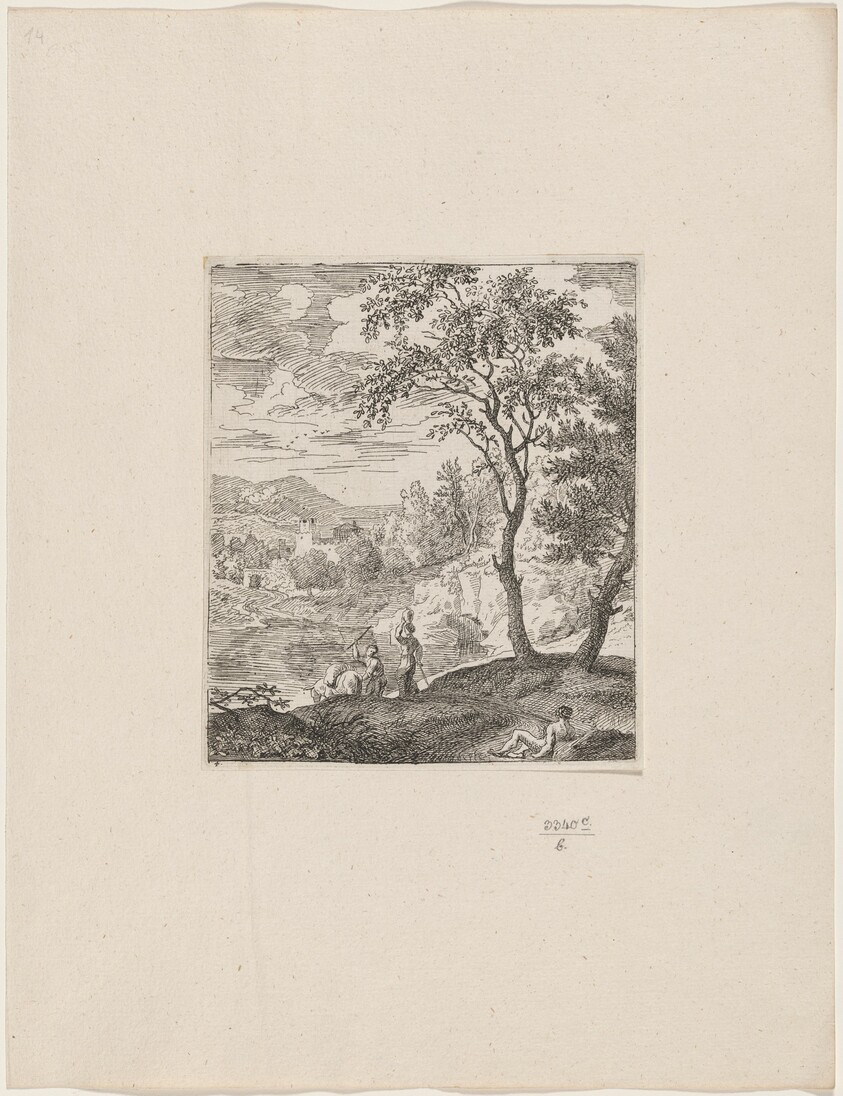 Woman with a Donkey Driver