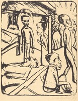 Brothers Karamazov, Erich Heckel, 1919
