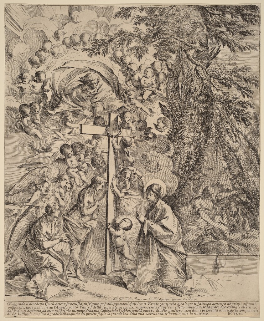 The Infant Christ Embracing the Cross (The Dream of Joseph)