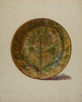 Pa. German Plate, Eugene Shellady, 1937