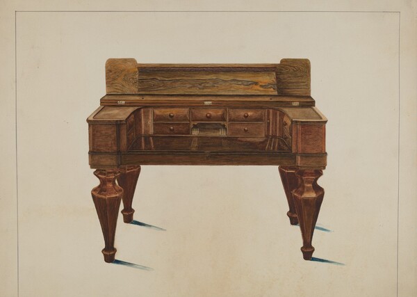 Melodeon Converted into Desk