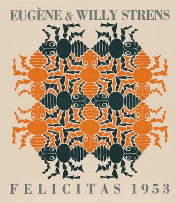 Earth, New Year's greeting-card 1953, M.C. Escher, 1952