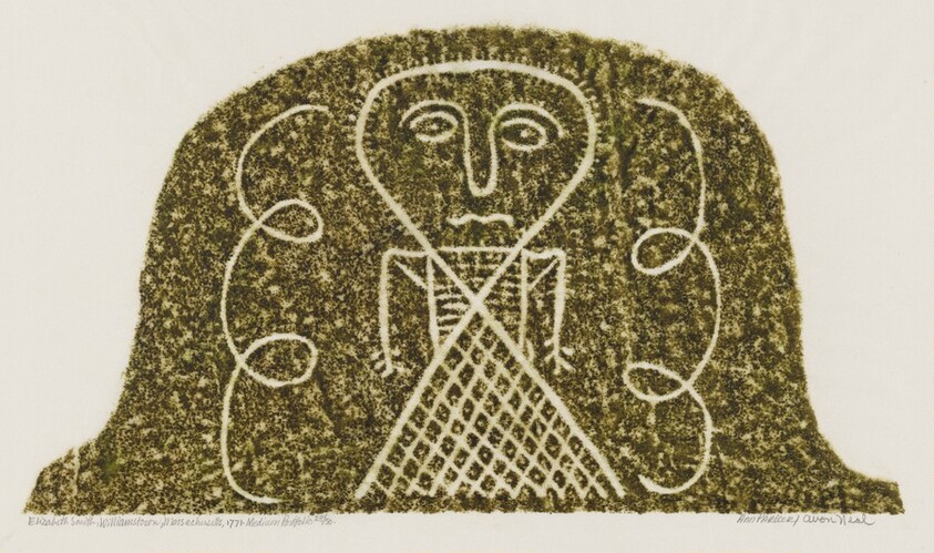 Elizabeth Smith from A Portfolio of Rubbings from Early American Stone Sculpture