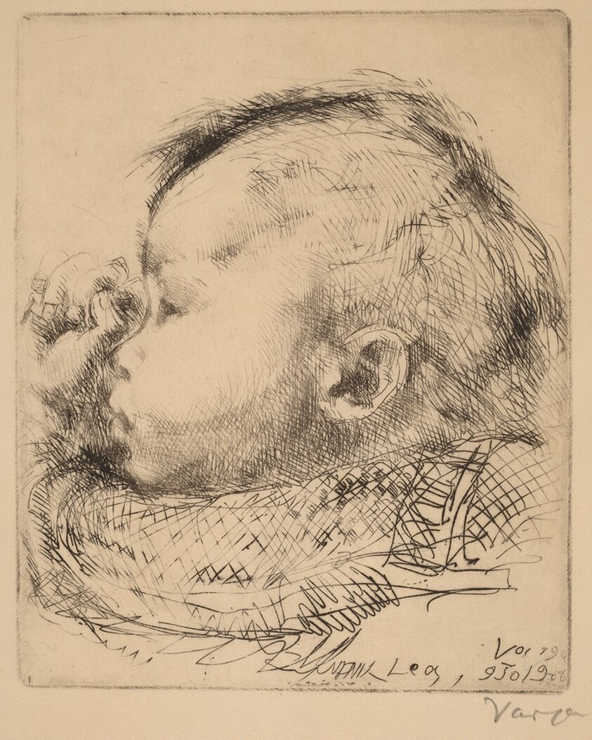 Head of the Artist's Infant Daughter, Lea
