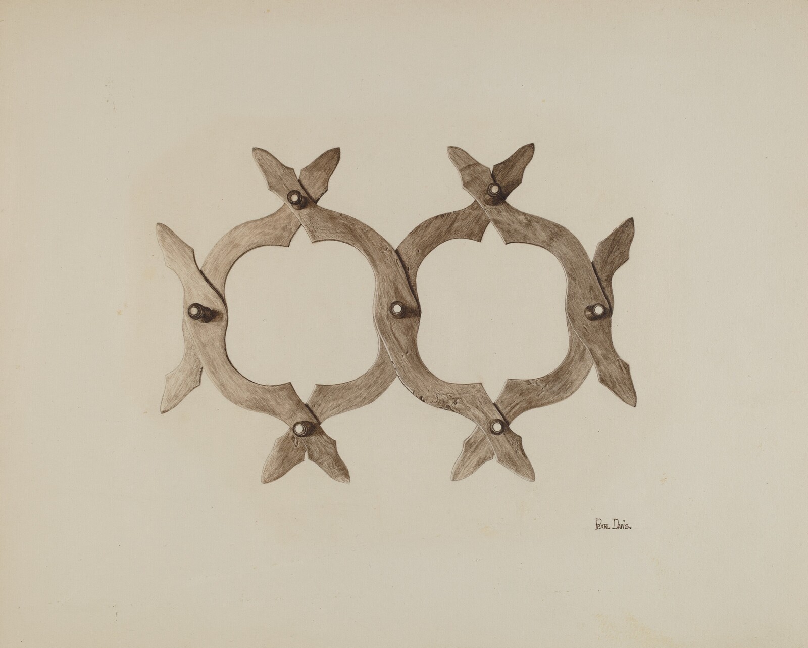 Hat-rack, Pearl Davis, c. 1941