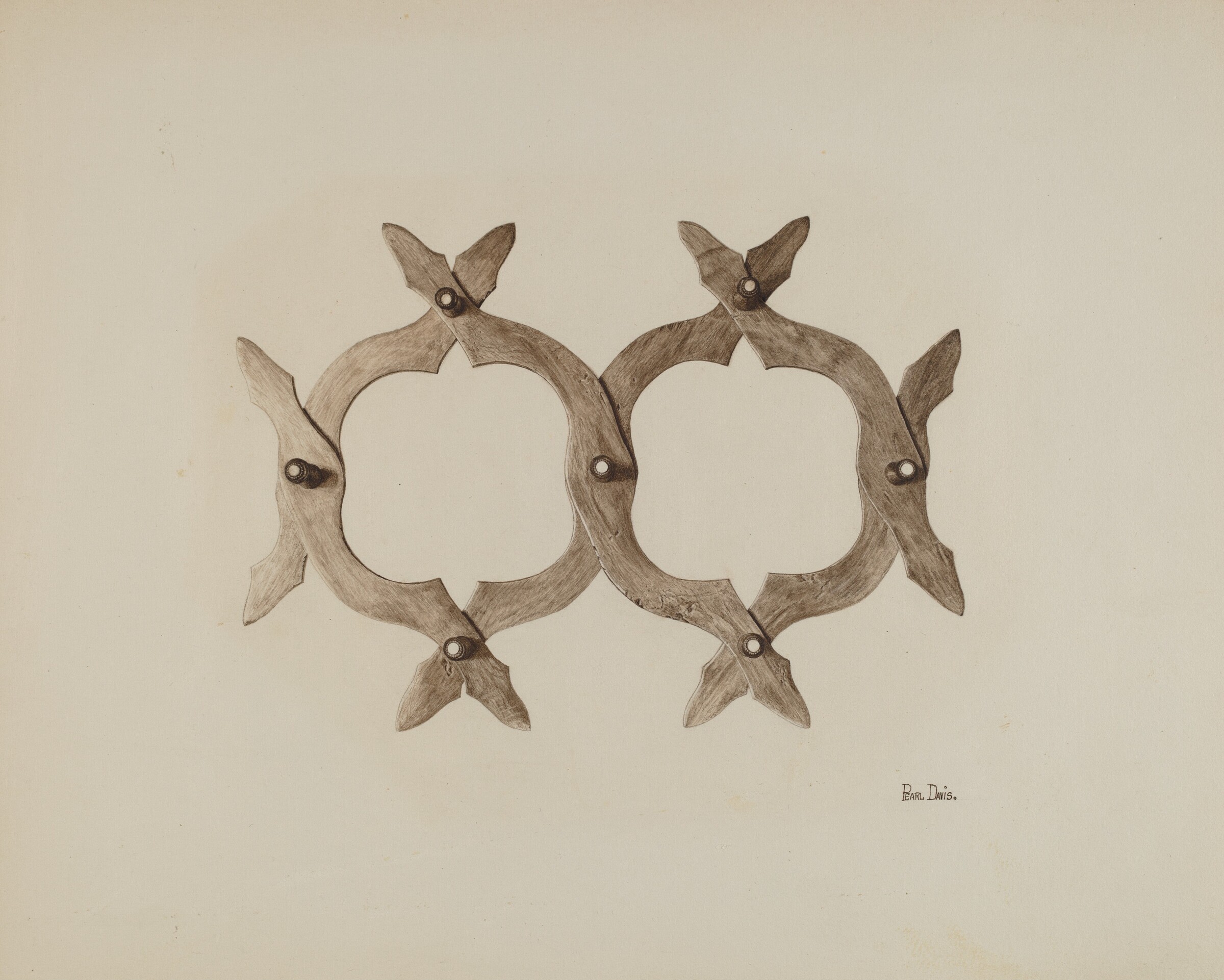 Hat-rack, Pearl Davis, c. 1941
