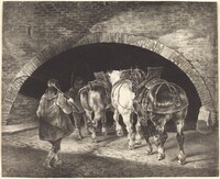 Adelphi Wharf, Théodore Gericault, 1821