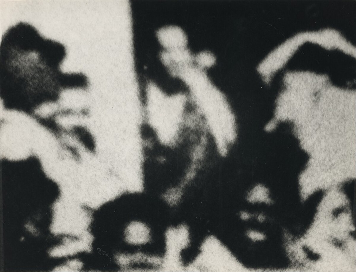 Title from caption on object: “Several Employees Watched Parade from Depository Steps...”