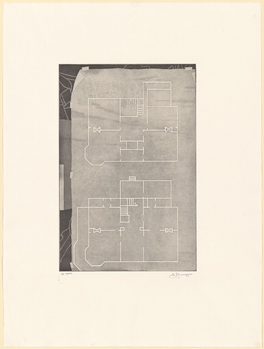 Untitled (Geldzahler) [state proof of 1st state]