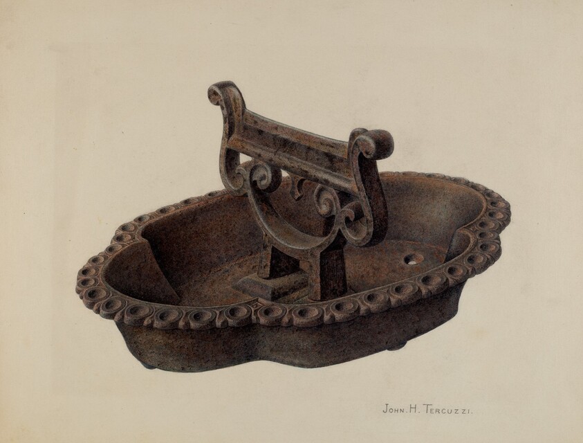Foot Scraper and Tray