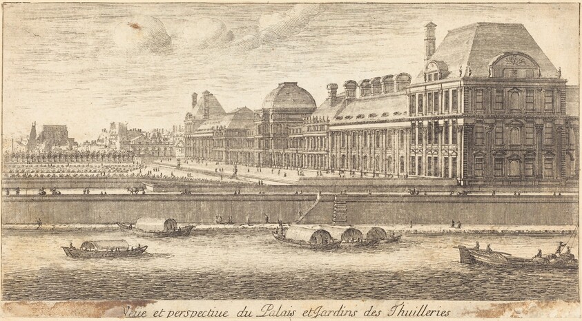 Veue et Perspectiue du Palais et Jardins des Thuilleries
