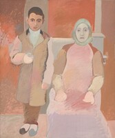 The Artist and His Mother, Arshile Gorky, c. 1926-c. 1942