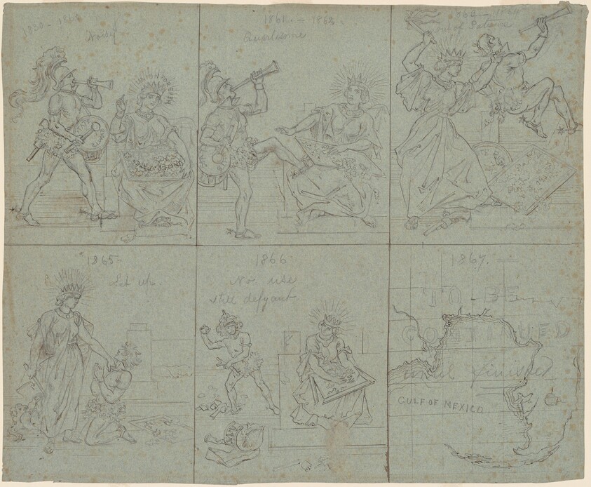 Political Cartoon of the American Civil War