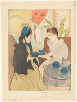 Afternoon Tea Party, Mary Cassatt, 1890-1891