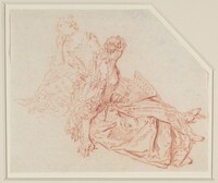 Two Seated Ladies, Nicolas Lancret