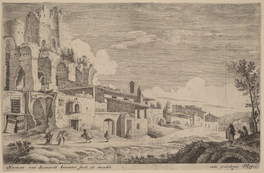 Landscape with an Artist Sketching